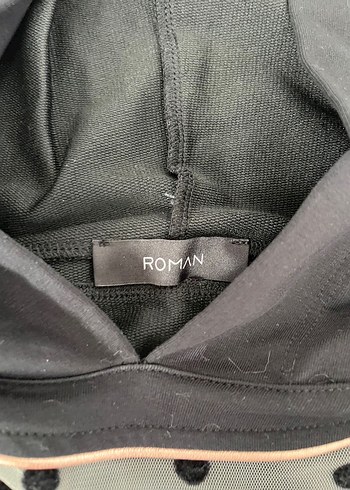 Roman Puantiye Desenli Fırfırlı Kapüşonlu Sweatshirt - Görsel 3