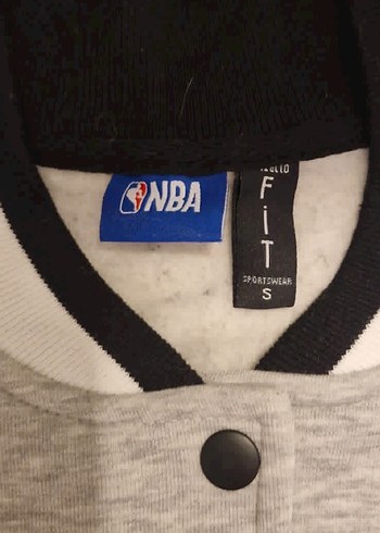 NBA Gri Chicago Bulls Baskılı Sweatshirt - Görsel 3