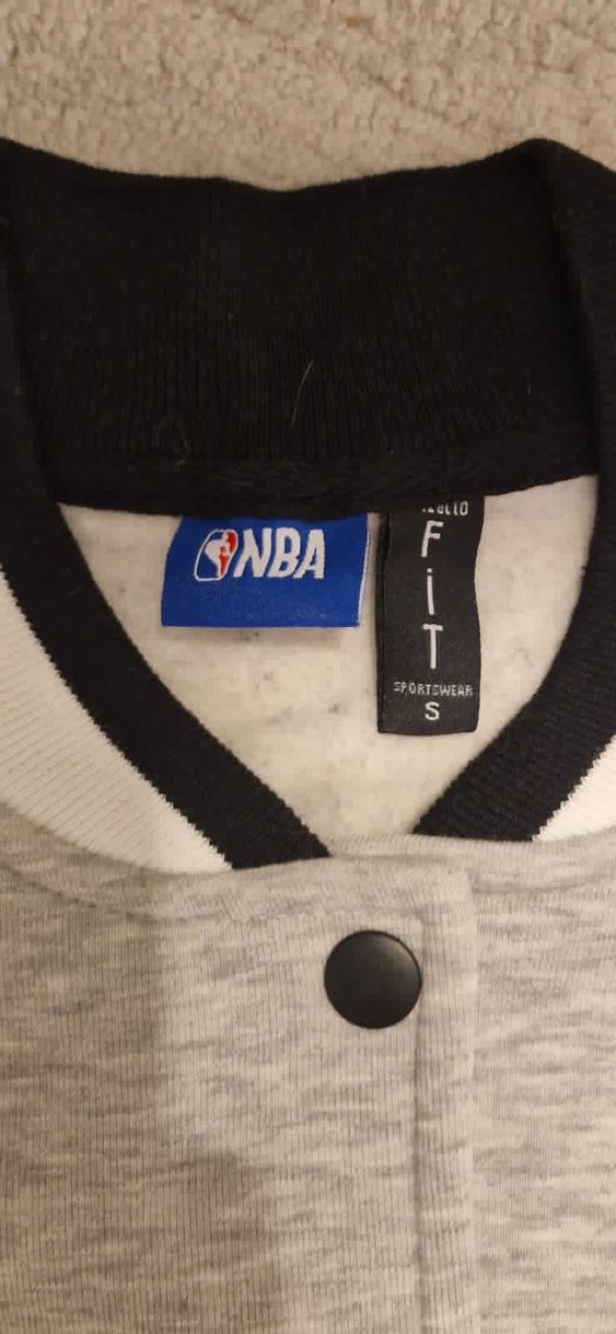 NBA Gri Chicago Bulls Baskılı Sweatshirt - Görsel 3