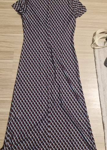 Jimmy Key Çok Renkli Uzun Triko Elbise - Görsel 4