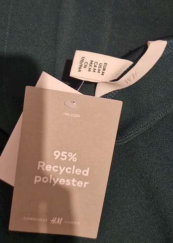 H&M V Yaka Uzun Kollu Midi Triko Elbise - Görsel 3