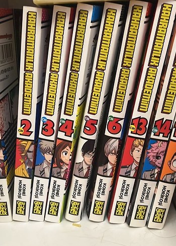 kahramanlık akademim manga seti