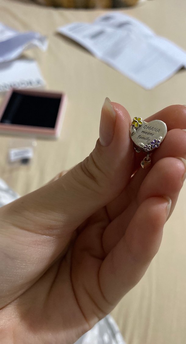 Renkli Kalpli Charm Bileklik Parçası — görsel 2/5