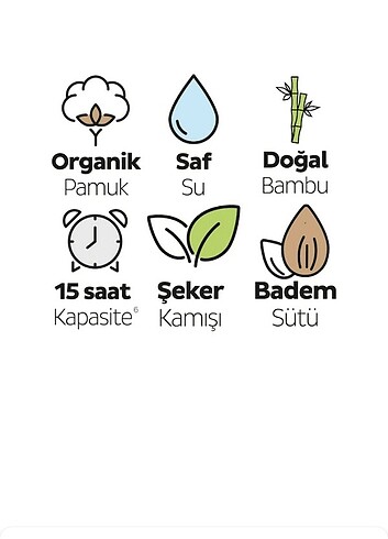 4 Beden: 7-18 kg Beden Renk Sleepy bio natural 4 numara bebek bezi
