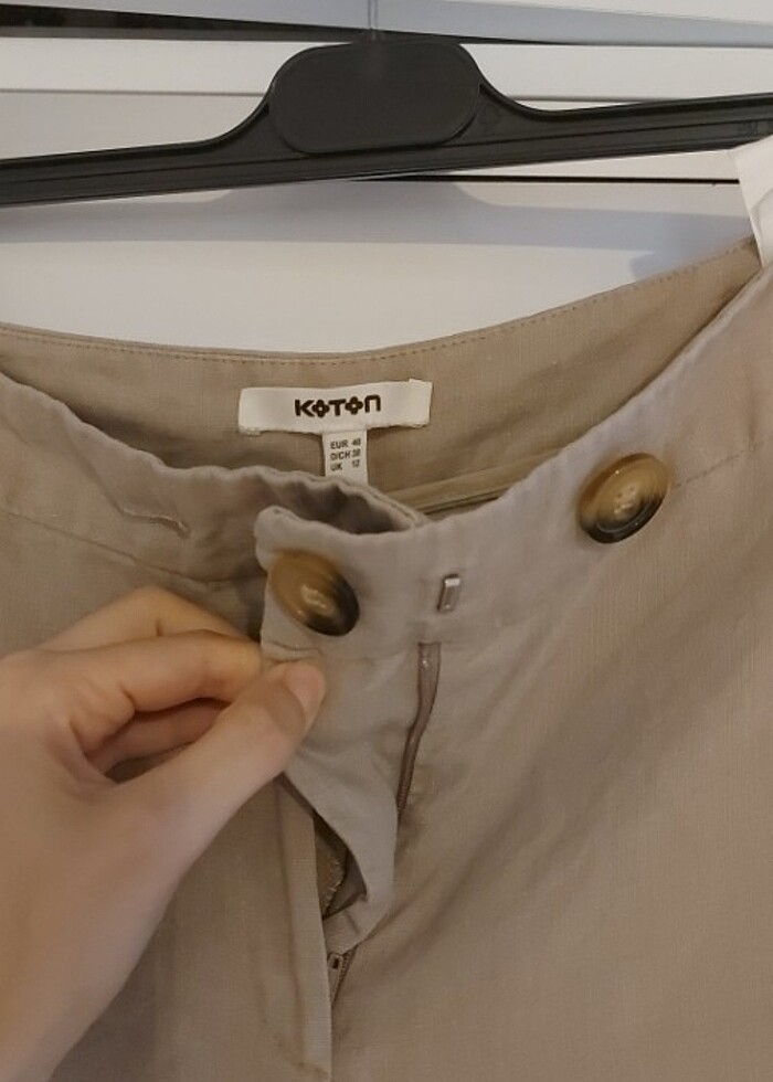 KOTON KETEN PANTOLON  - Görsel 3
