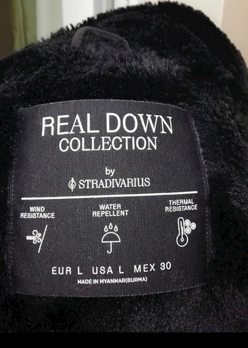 Siyah Fermuarlı Kadın Kışlık Mont - Görsel 3