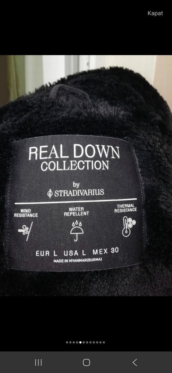 Siyah Fermuarlı Kadın Kışlık Mont - Görsel 3