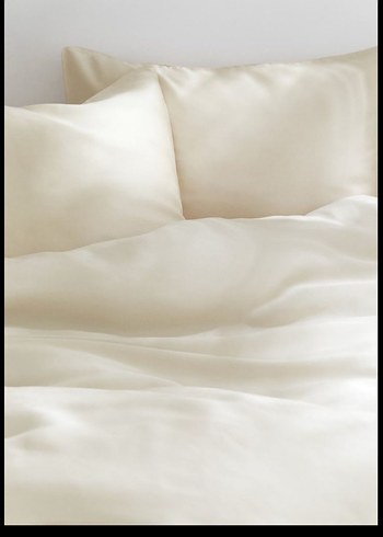 H&M Çift Kişilik Battal Boy Saten Nevresim Takımı - Görsel 2