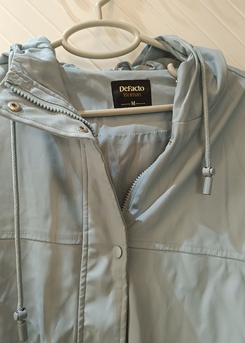 DeFacto Mavi Kadın Yağmurluk - Görsel 3