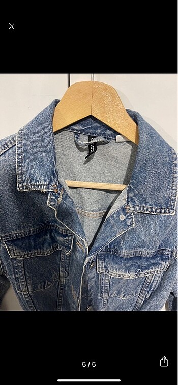 xs Beden mavi Renk H&M kot ceket