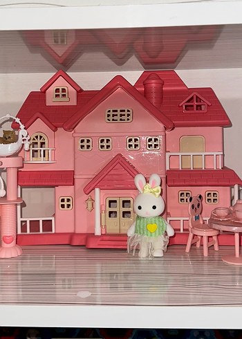 Sylvanian family pembe oyuncak evi