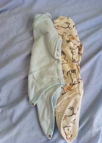 2 li Gri Bebek Uzun Kollu Body - Görsel 5