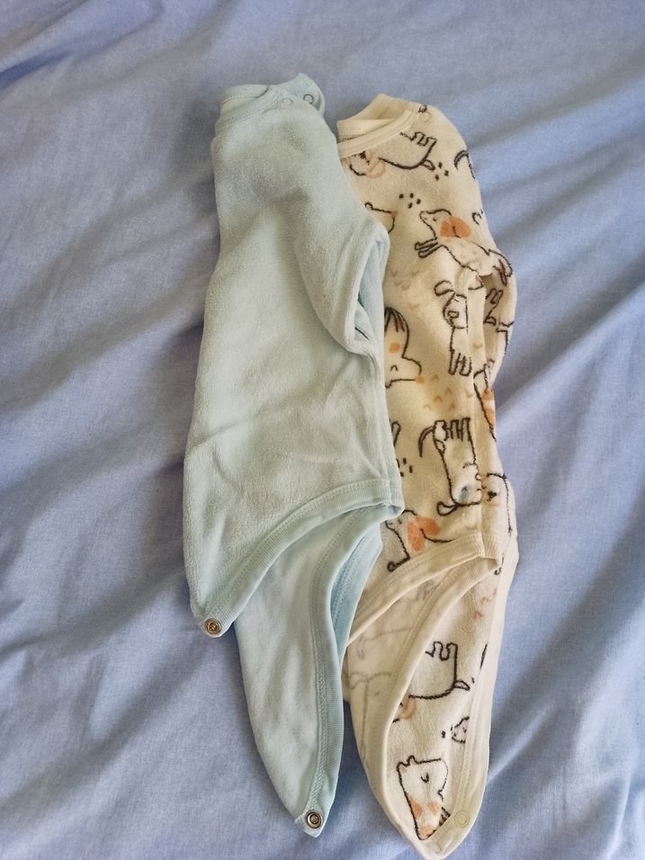 2 li Gri Bebek Uzun Kollu Body - Görsel 5