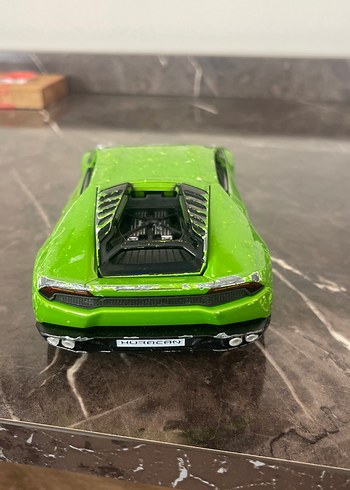 Renkli Yeşil Oyuncak Araba hasarlı - Görsel 4