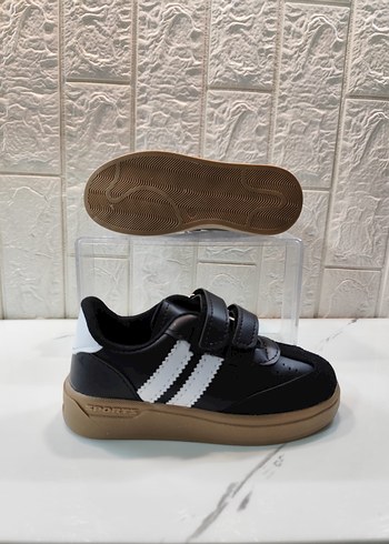 Velcro Bantlı Siyah Beyaz Erkek Çocuk Spor Ayakkabı - Görsel 2
