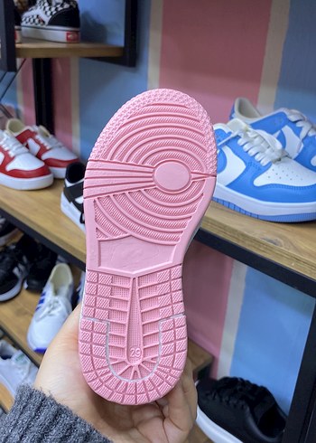 Pembe Siyah Desenli çocuk Spor Ayakkabı - Görsel 3