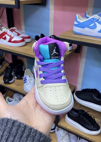 Kız Çocuk Çok Renkli Bağcıklı Spor Ayakkabı - Görsel 2