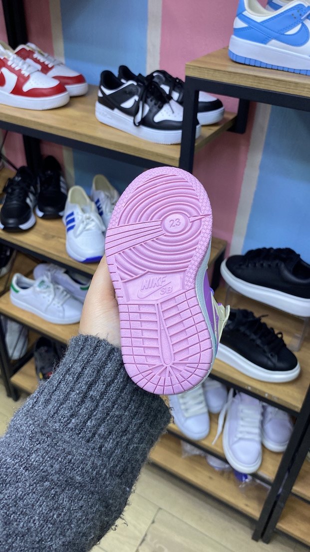 Kız Çocuk Çok Renkli Bağcıklı Spor Ayakkabı - Görsel 3