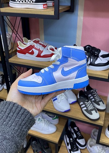 Mavi Bağcıklı Erkek Çocuk Spor Ayakkabı - Görsel 2