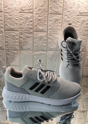 Gri Bağcıklı Erkek Spor Ayakkabı - Görsel 2