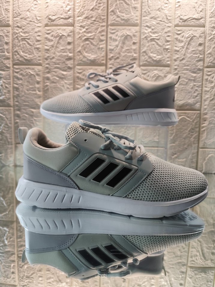 Gri Bağcıklı Erkek Spor Ayakkabı - Görsel 3