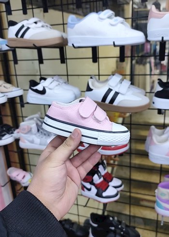 Kız Çocuk Pembe Cırt Cırtlı Spor Ayakkabı - Görsel 2