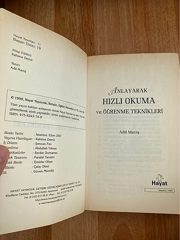 Beden Hızlı Okuma-Adil Maviş