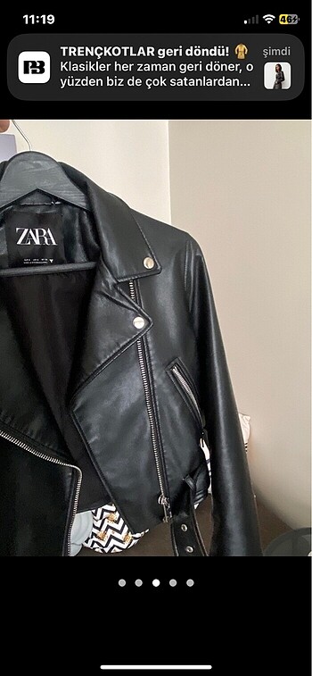 Zara Zara deri ceket