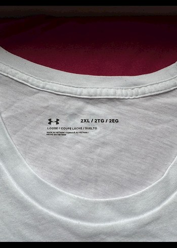 Under Armour Erkek Beyaz Baskılı Kısa Kollu Tişört - Görsel 2