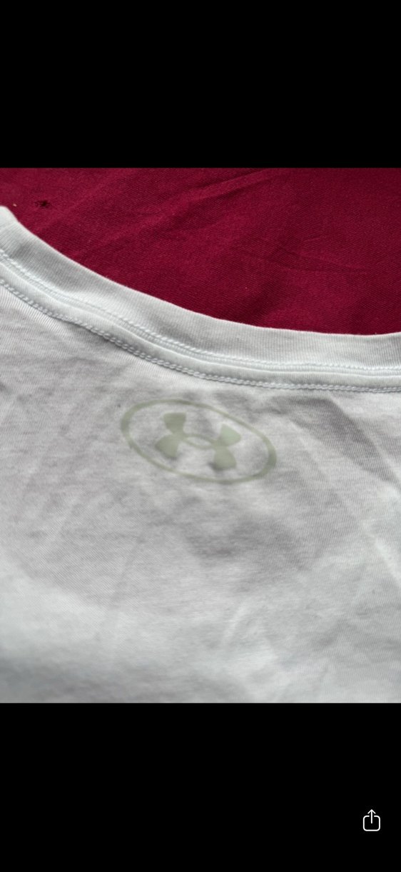 Under Armour Erkek Beyaz Baskılı Kısa Kollu Tişört - Görsel 3