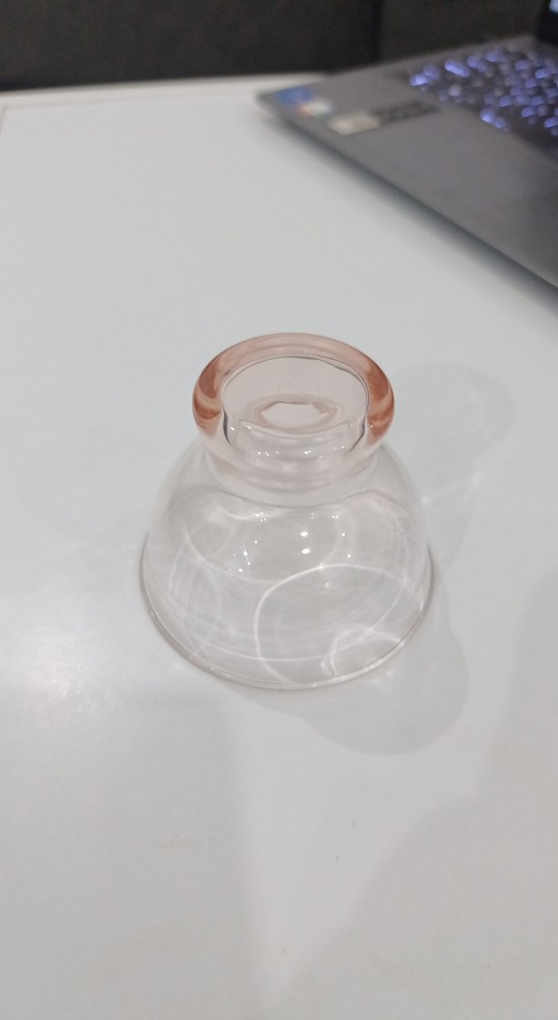 Bej Renkli Modern Tarzda Bardak - Görsel 3