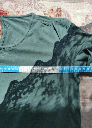 Kemerli Yeşil Keten Kadın Tulum - Görsel 5