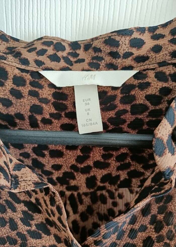 H&M şifon gomlek - Görsel 2