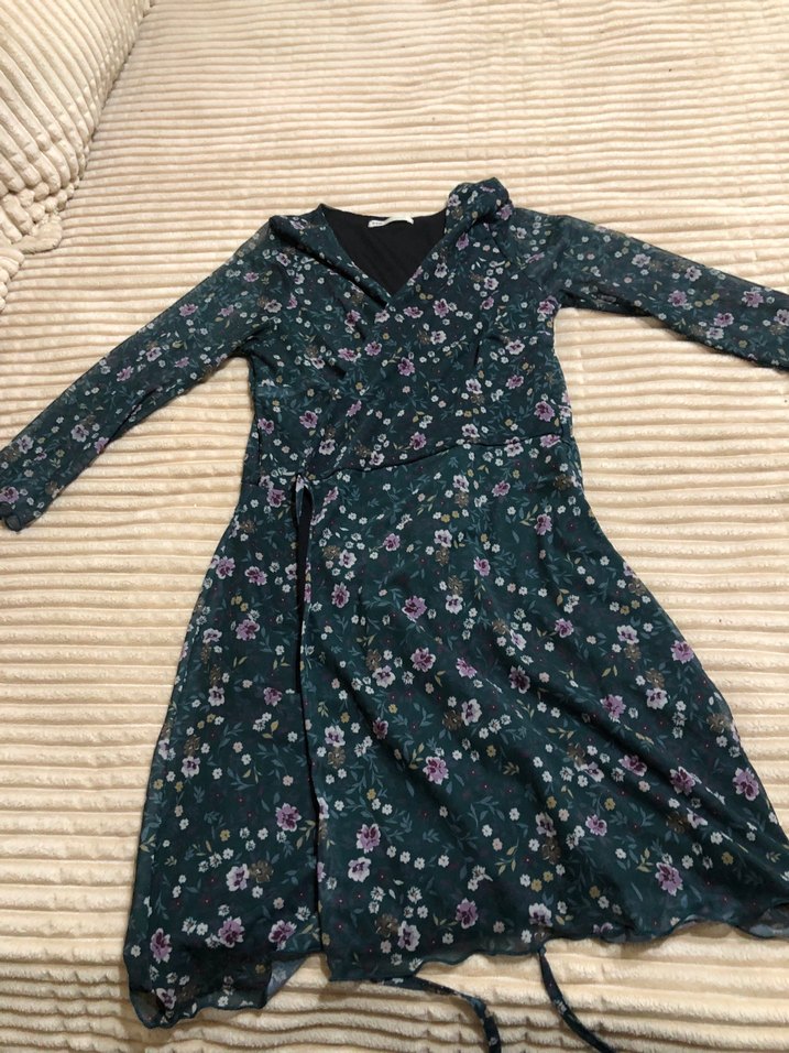 Çiçek Desenli elbise - Görsel 2