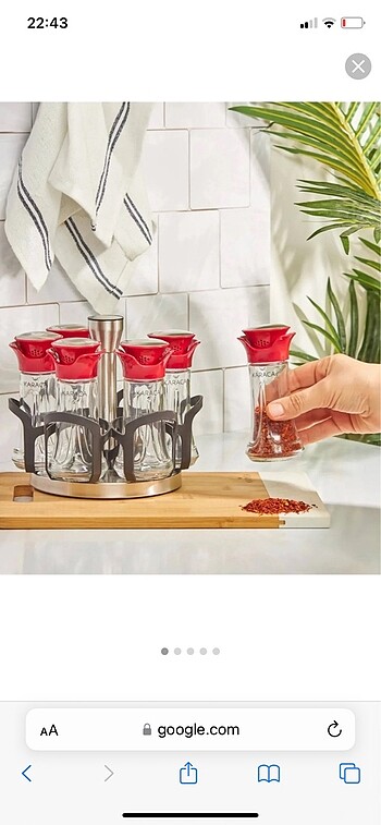 Karaca nori round 7 parça baharat takımı - Görsel 4