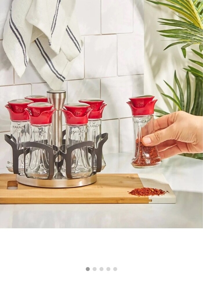 Karaca nori round 7 parça baharat takımı - Görsel 4