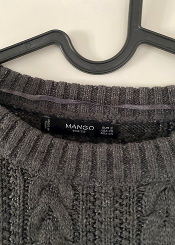 Gri Örgü Kadın Kazak - Görsel 3