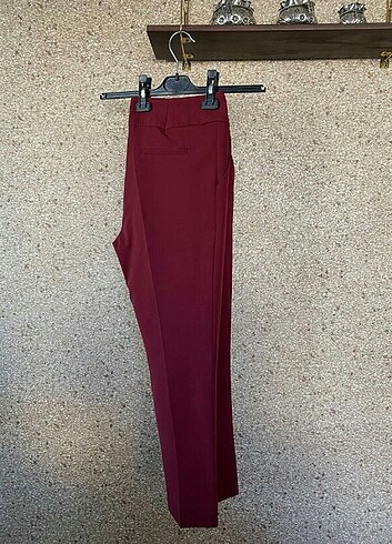 42 Beden bordo Renk Bordo Kumaş Pantolon