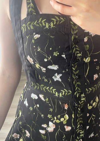 H&M H&M Siyah Uzun Bohem Elbise