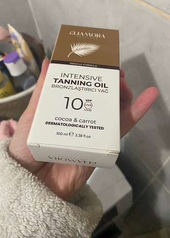 Eliamora Cocoa & Carrot Bronzlaştırıcı Yağ SPF 10 - Görsel 2