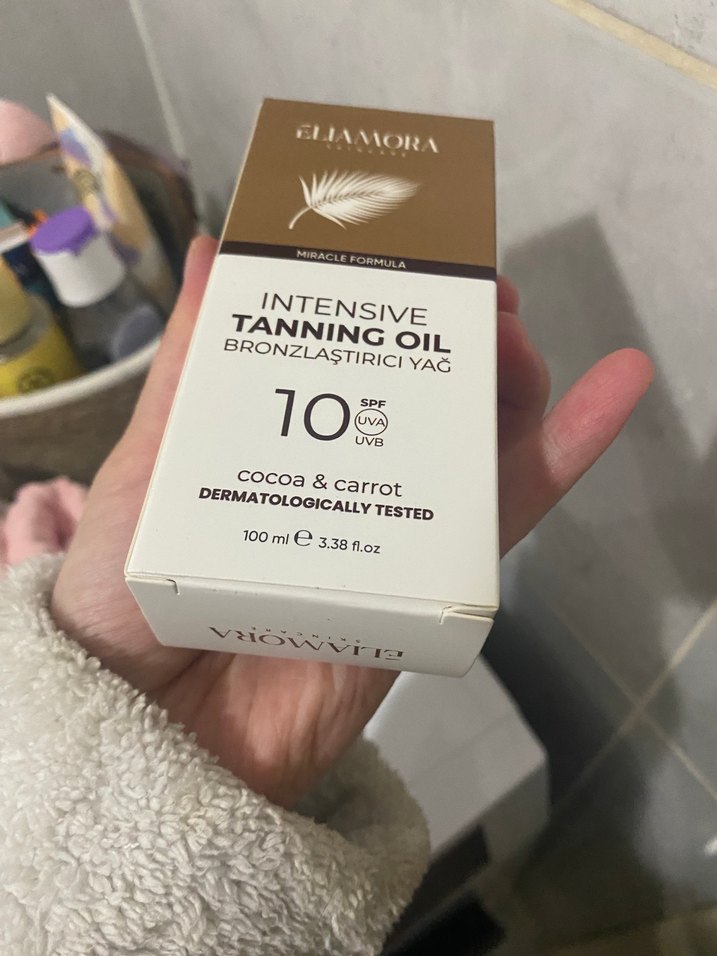 Eliamora Cocoa & Carrot Bronzlaştırıcı Yağ SPF 10 - Görsel 2