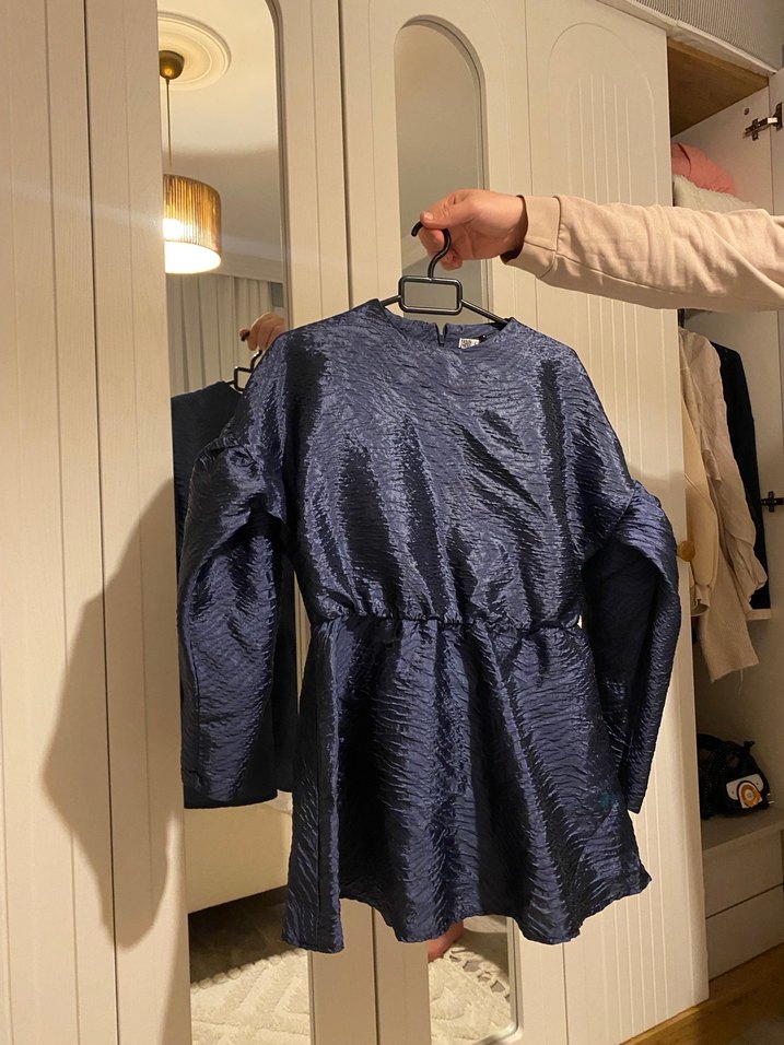 Parlak Midi  Ceketi - Görsel 3