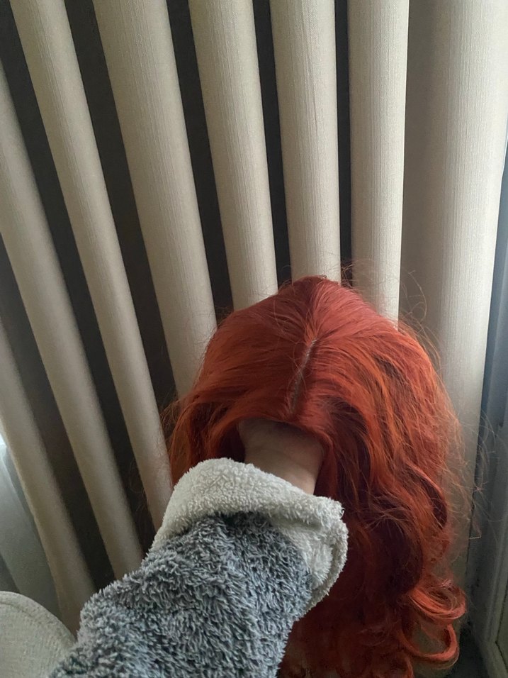 Bakır rengi peruk - Görsel 2