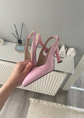 Pembe yazlık elbise kolye vs ayakkabısı - Görsel 7