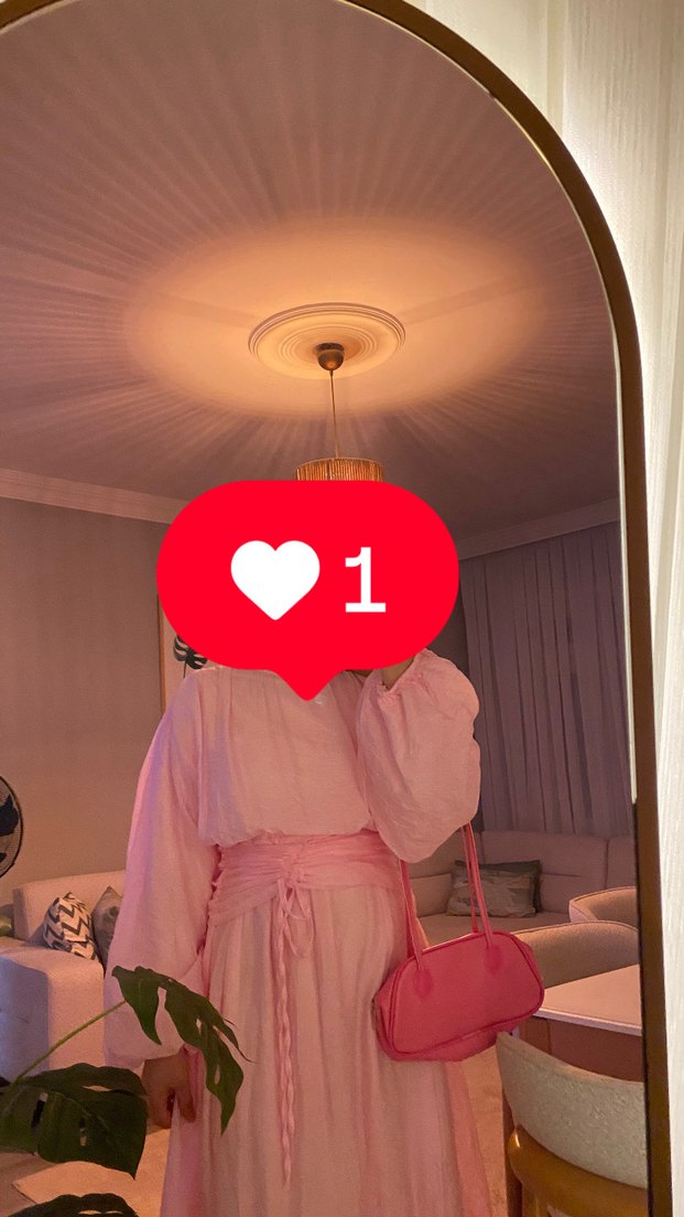 Pembe yazlık elbise kolye vs ayakkabısı - Görsel 3