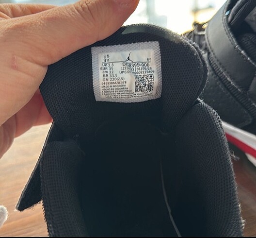 35 Beden siyah Renk Nike jordan stay basketbol ayakkabısı