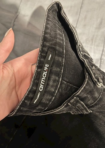 29 Beden Siyah Kadın Mom Jean