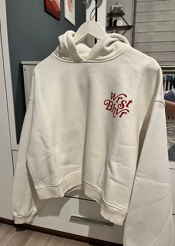 Beyaz Kadın Sweatshirt