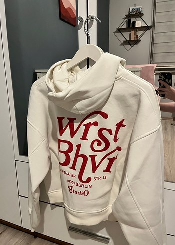 s Beden Beyaz Kadın Sweatshirt