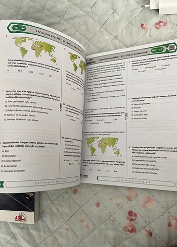 AYT Coğrafya Soru Kitabı - Yazıt Yayınları